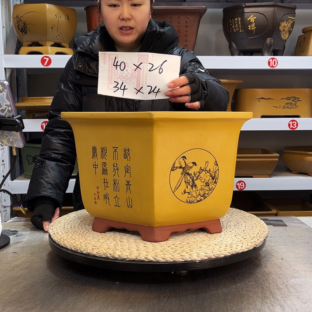 紫砂花盆紫砂花盆