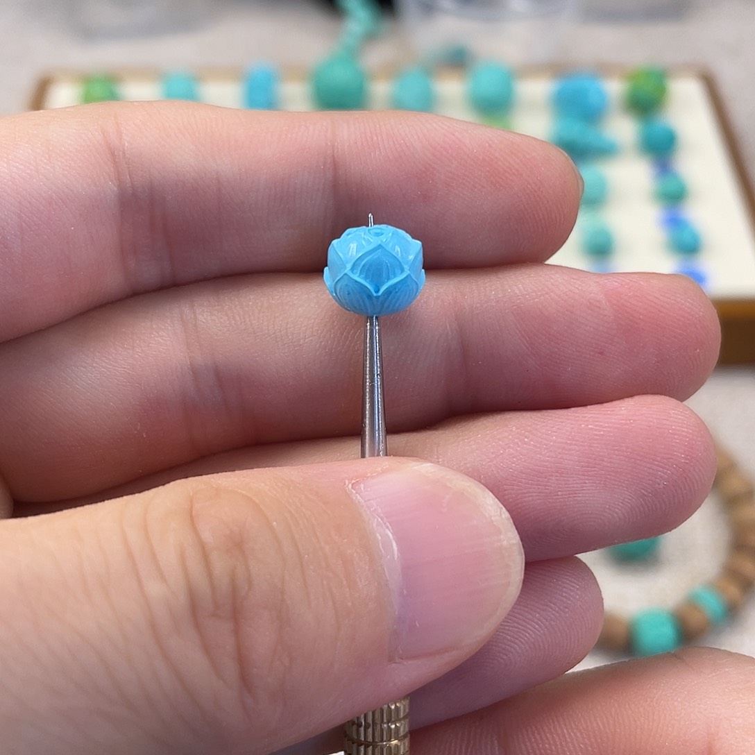 原生态湖北松配饰，直径8