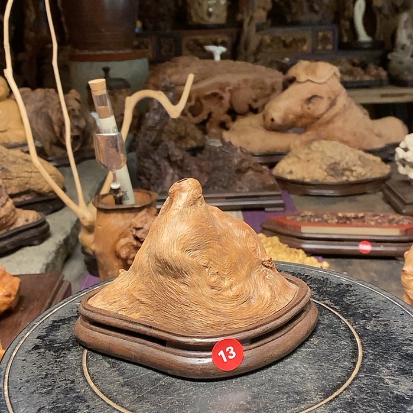 【闪购商品】13号荔枝木香炉工艺