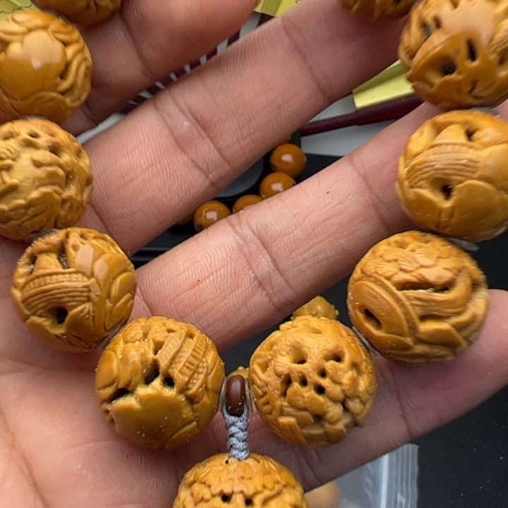 橄榄核手串/手链1.85光洙苏州园林