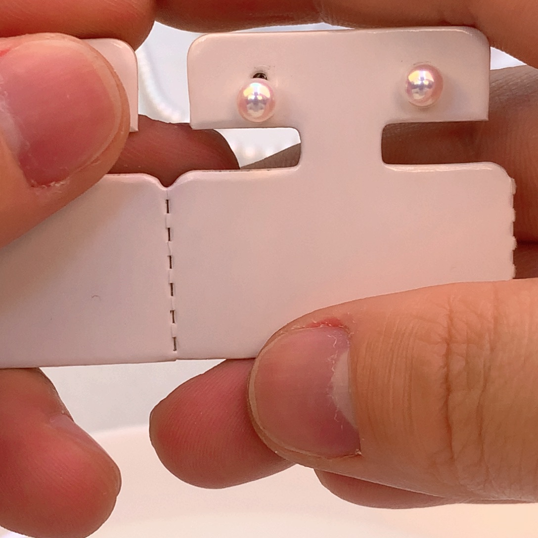 淡水珍珠耳饰银S925镶嵌