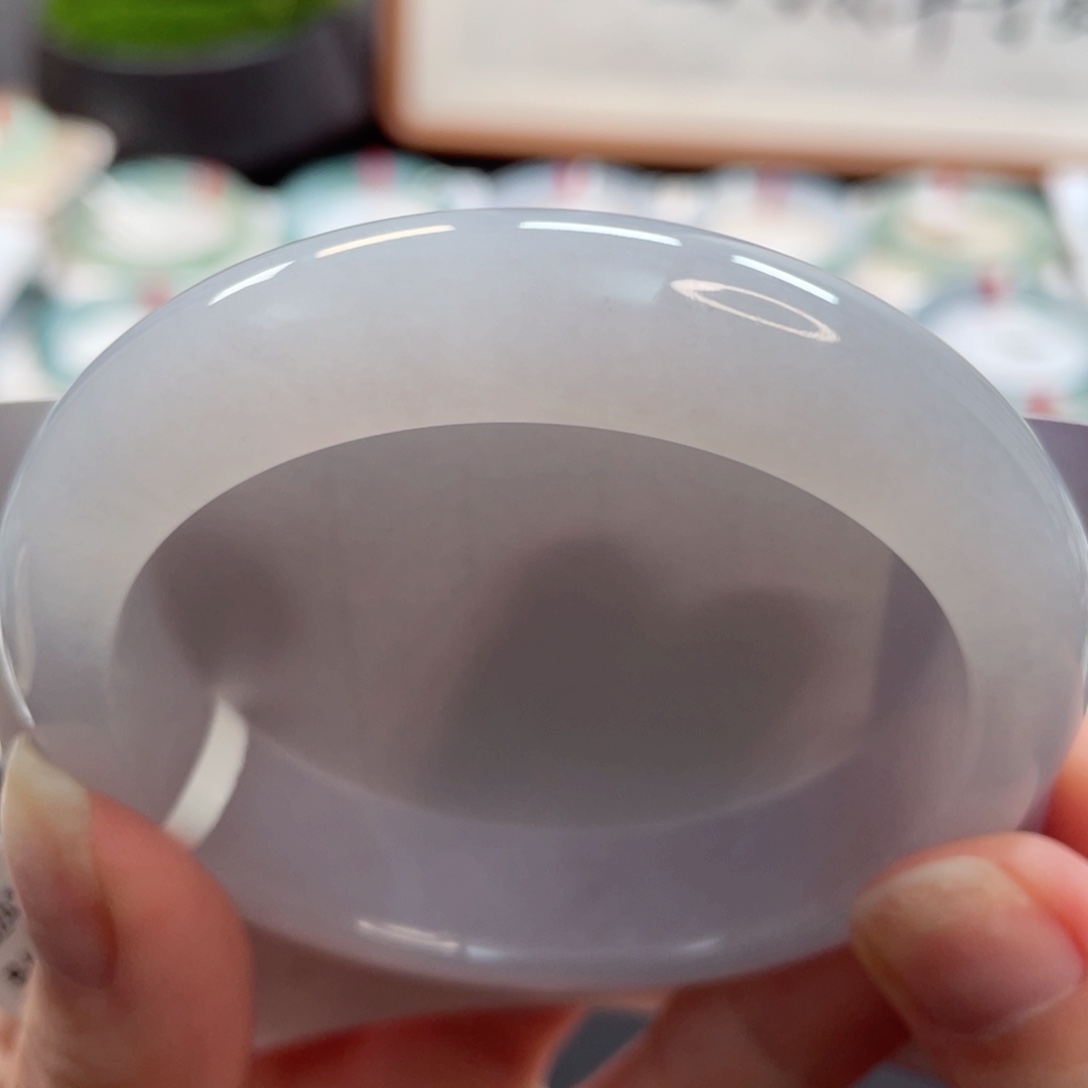 【闪购商品】翡翠手镯未镶嵌56种老胶润肉粉月光1号