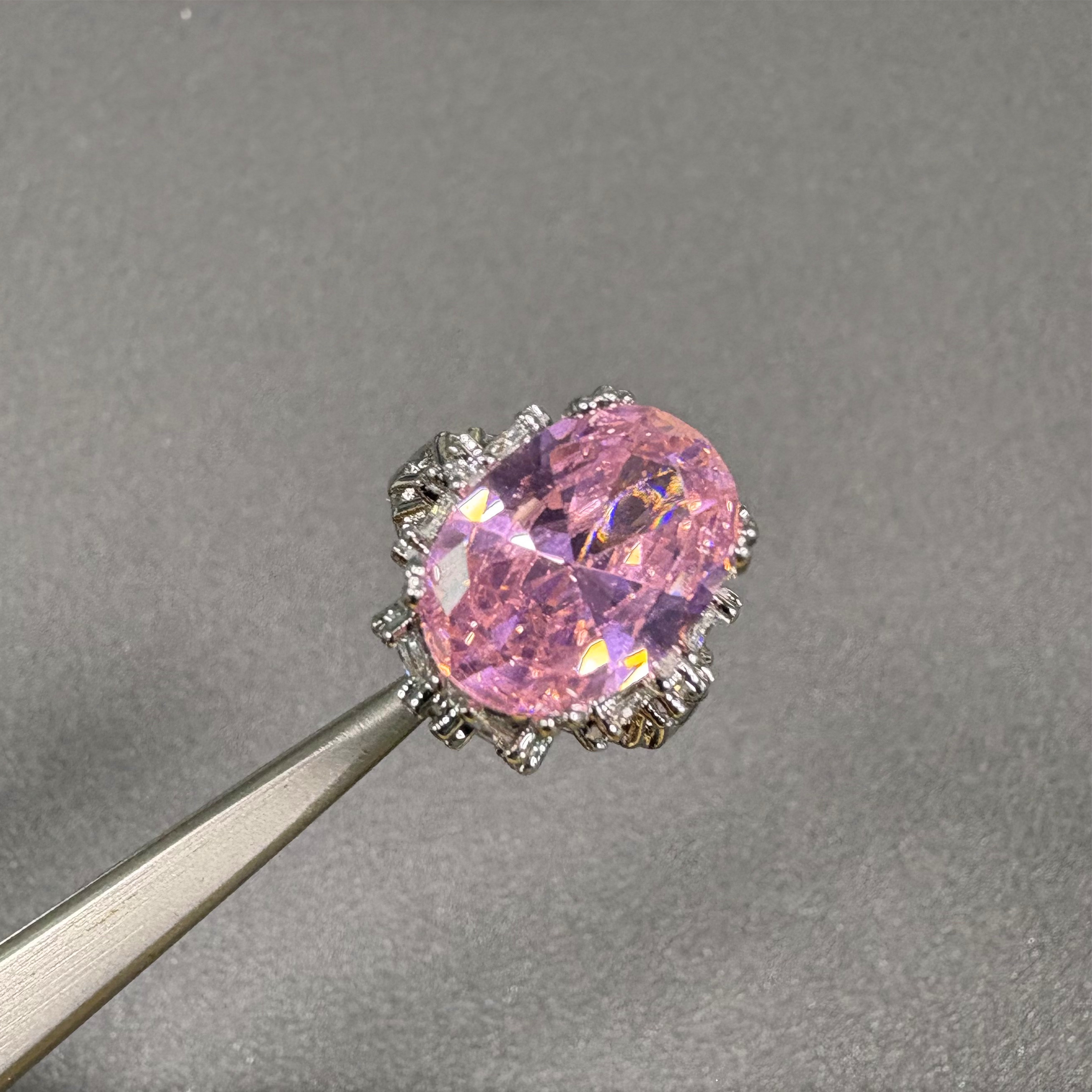 【高端定制】高贵奢藏级粉色蓝宝石戒指310