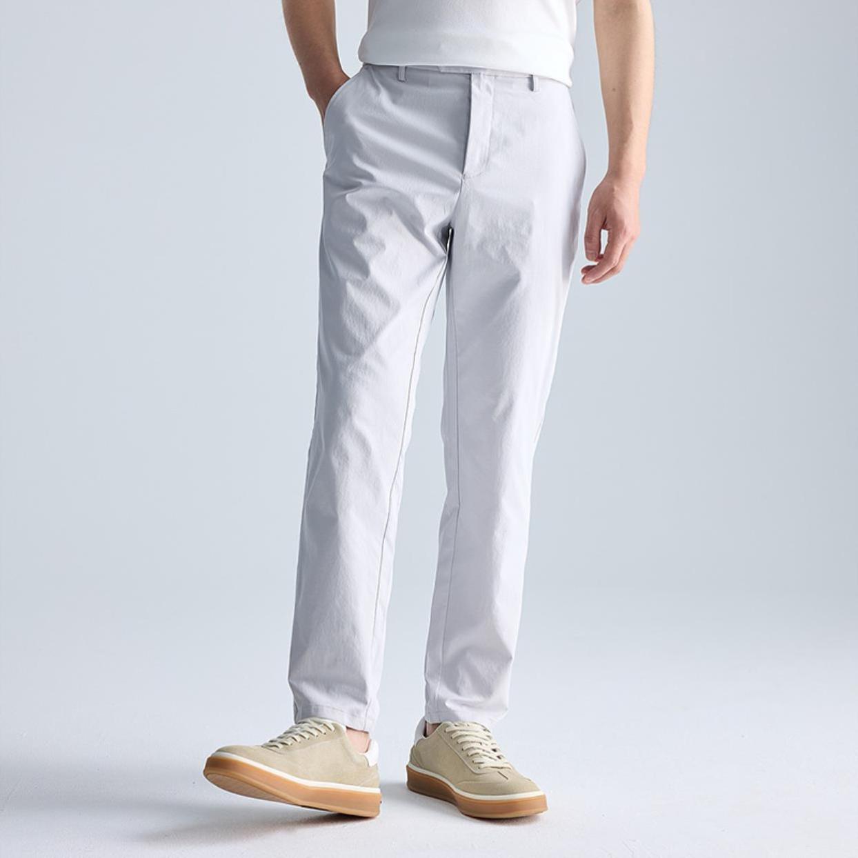 【25年夏季新款】利郎薄款中腰百搭舒适窄脚常规休闲九分裤