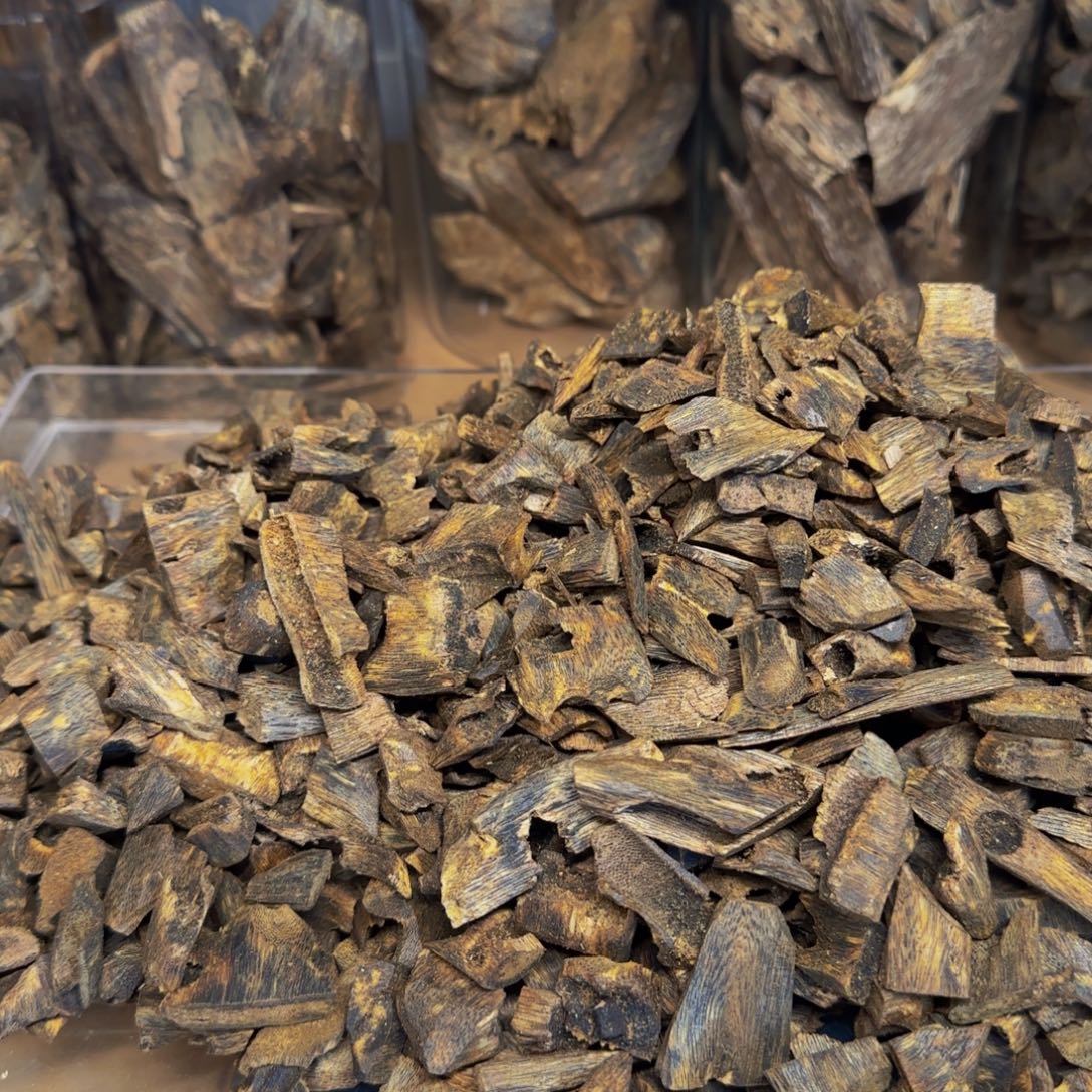 沉香沉香碎屑虎斑紫棋100克