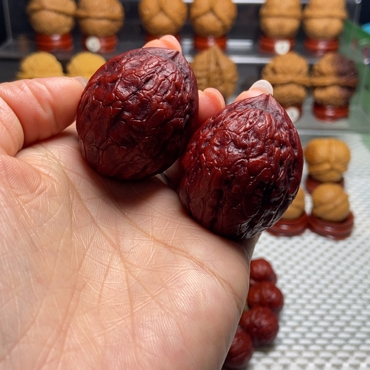 把件文玩核桃17金瓜锤