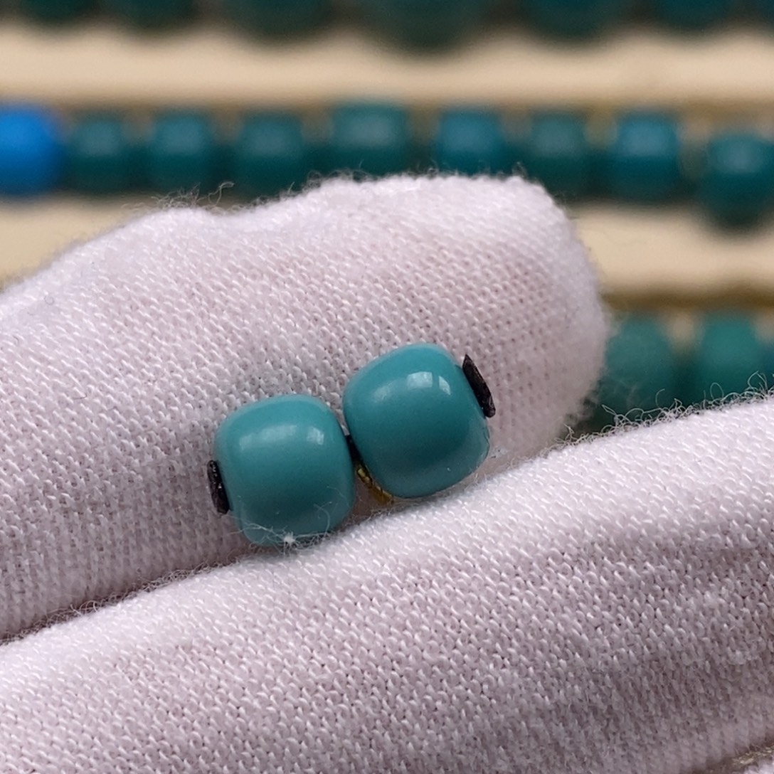 绿松石未镶嵌珠宝奇石6.4mm