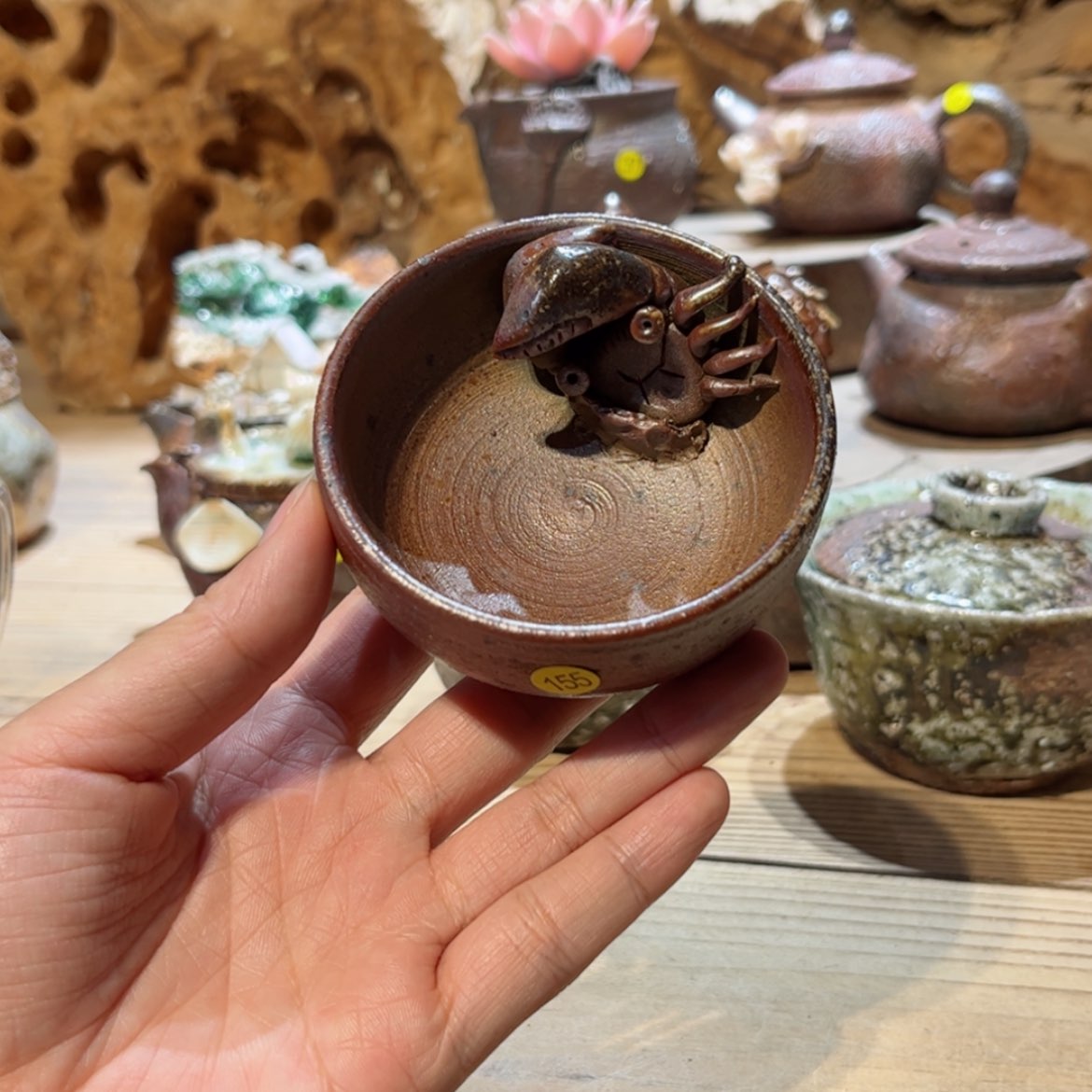 【闪购商品】柴烧纯手工螃蟹杯155