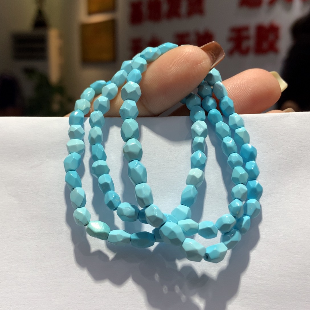 未镶嵌绿松石多圈