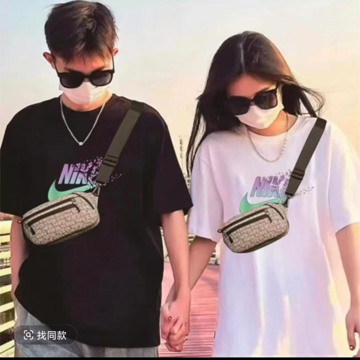 316【一折粉丝福利】潮牌男女同款圆领百搭T恤