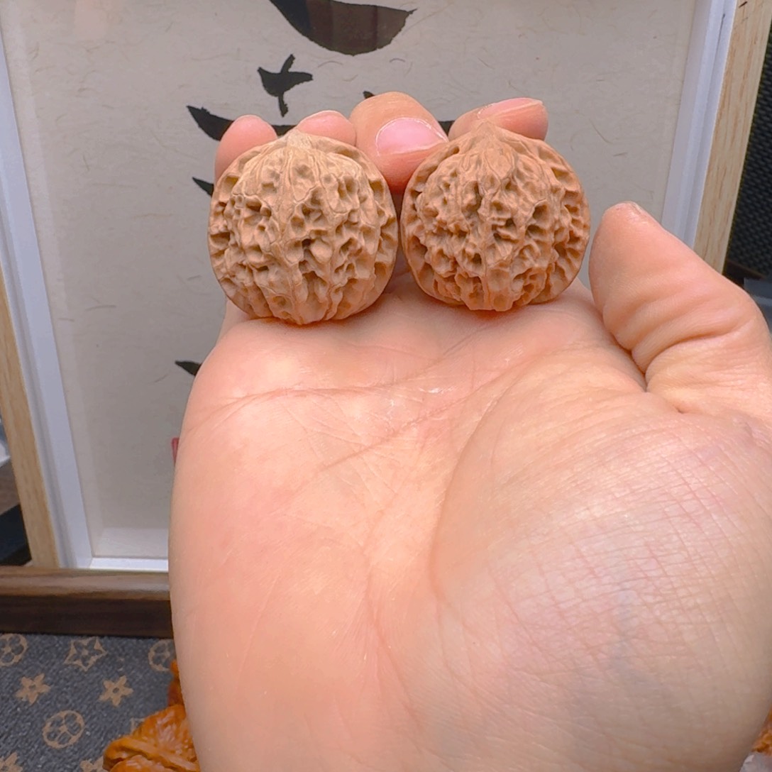 文玩核桃把件3014野生