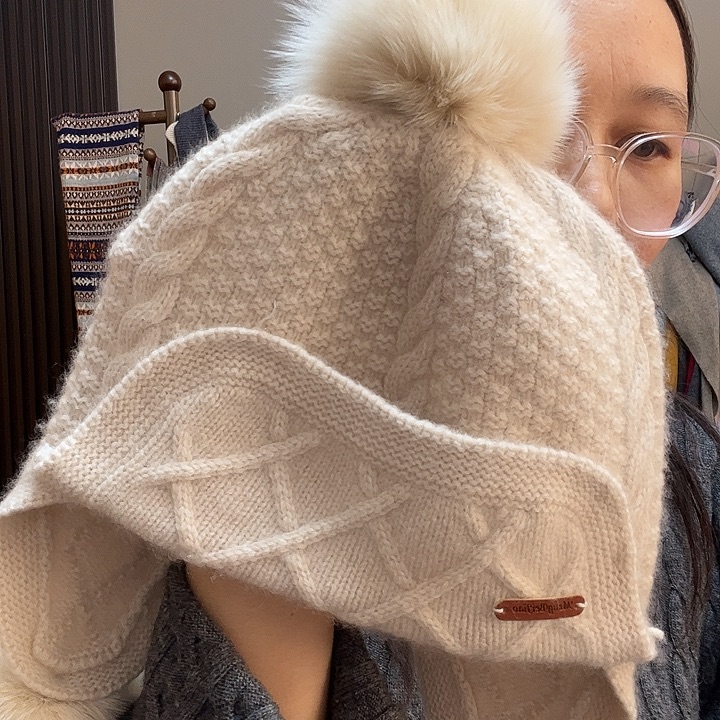 山羊绒青绒帽子88888888