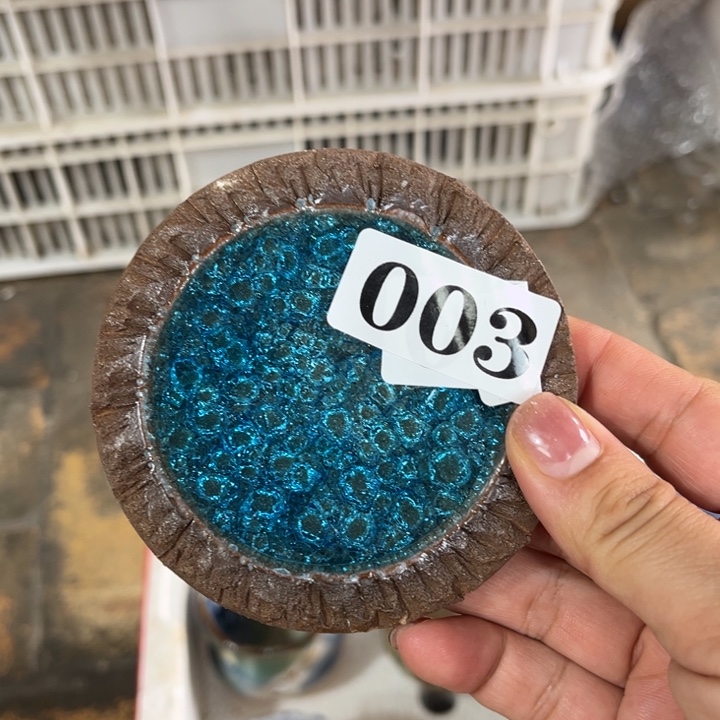 其他全手工柴烧志野杯垫003