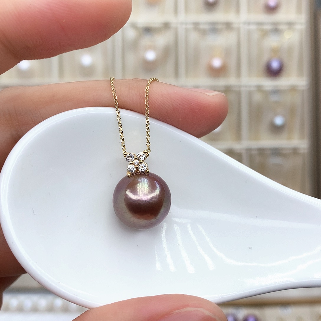 淡水珍珠颈饰合金