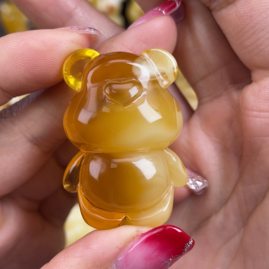 琥珀裸石未镶嵌蜜蜡