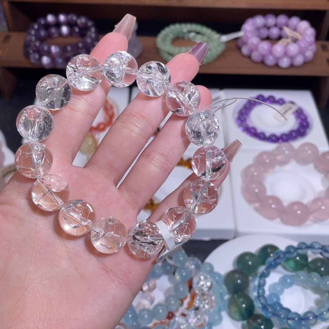 【闪购商品】水晶手链未镶嵌白阿塞