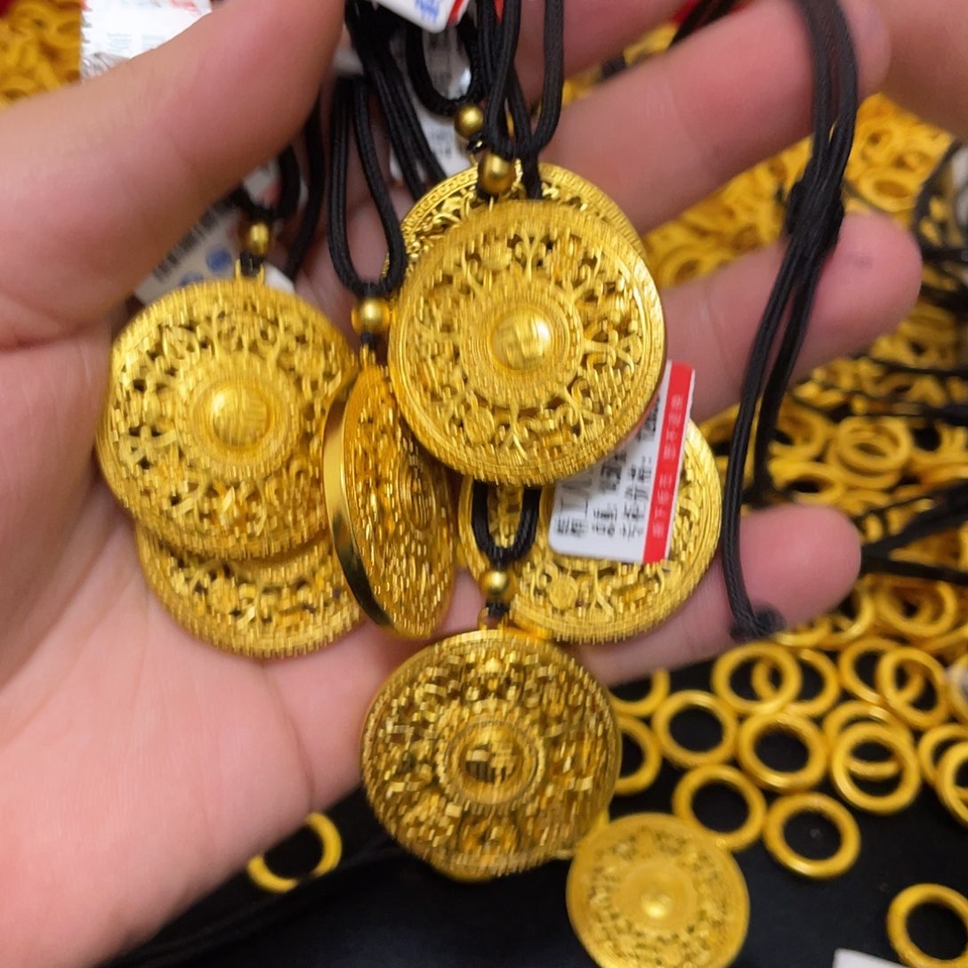 合金黑绳八瑞八宝罗盘