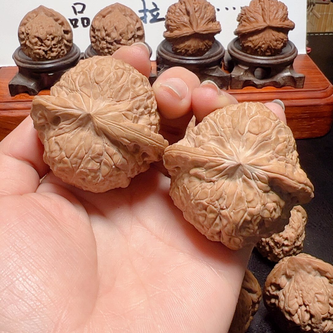 文玩核桃把件野麻46