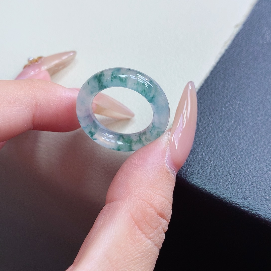 未镶嵌戒指翡翠10-11号