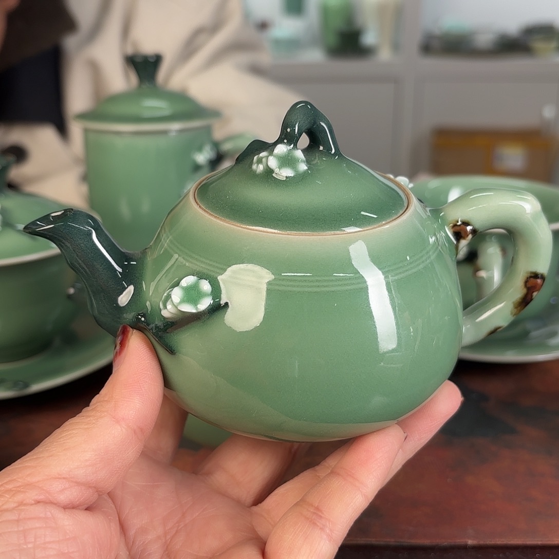 用***7龙泉云间青瓷小米茶器