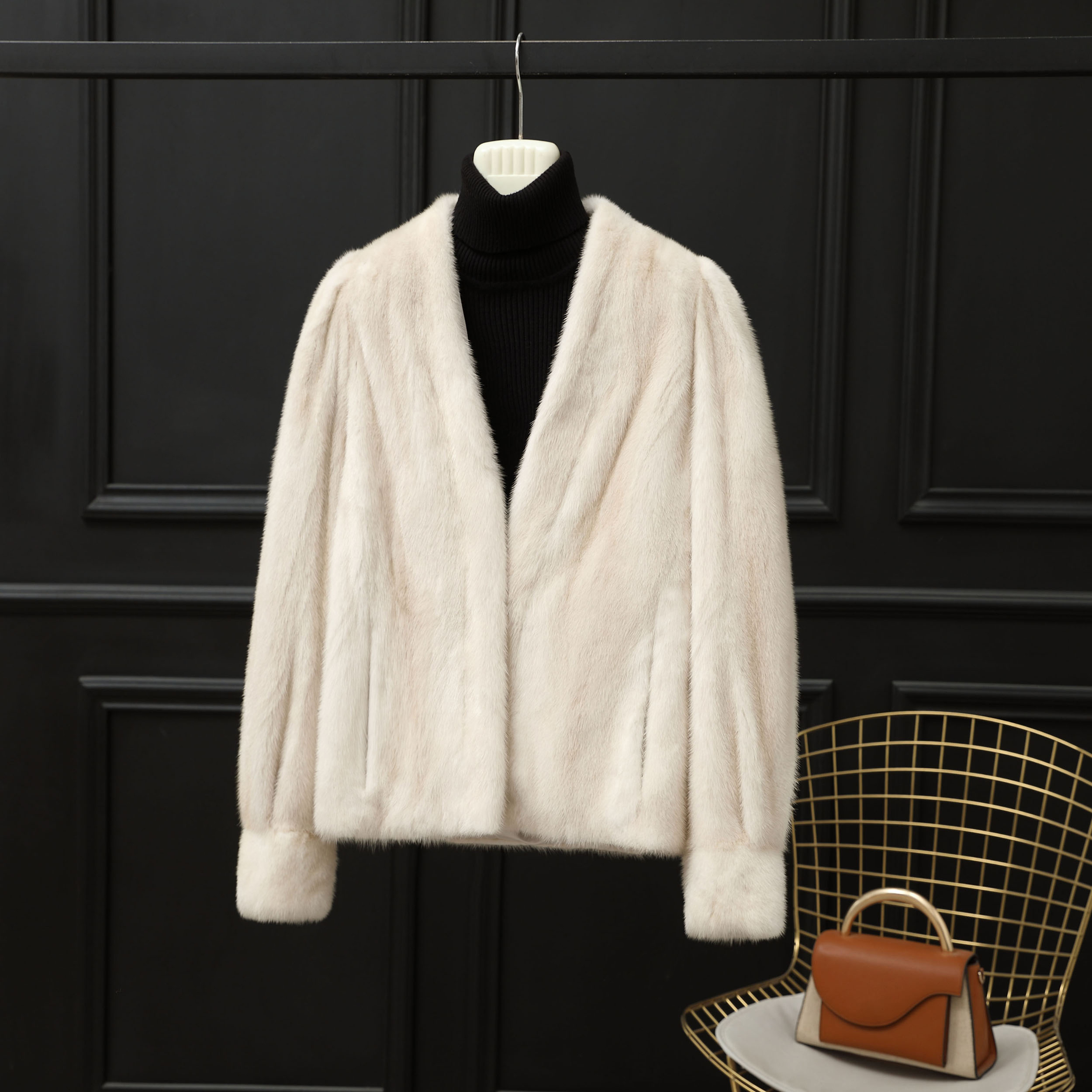 2025水貂外套女款整貂皮草 DZ2163【小鱼推荐】