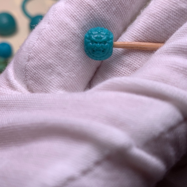 绿松石未镶嵌大黑天8.9