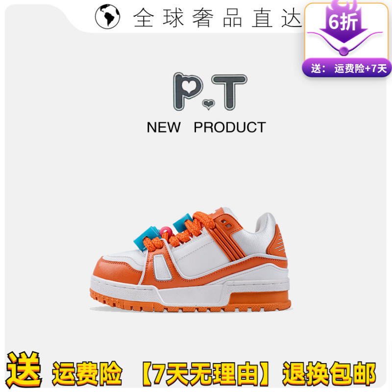 莆田鞋高版本Trainer小胖丁厚底驴鞋运动休闲百搭男女板鞋