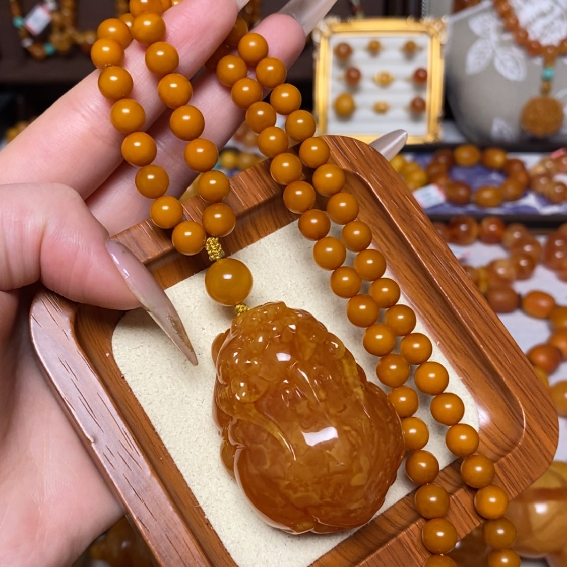 【闪购商品】手链蜜蜡未镶嵌项链