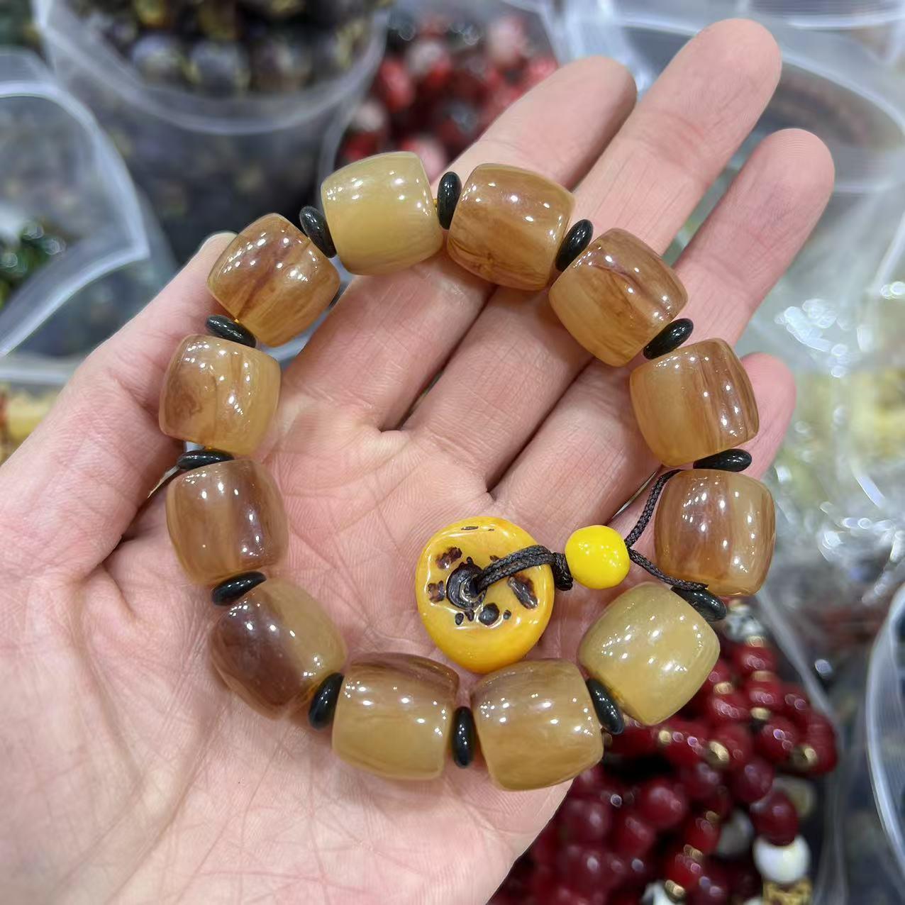 双11新款牛角羊角男士手串 SC-416