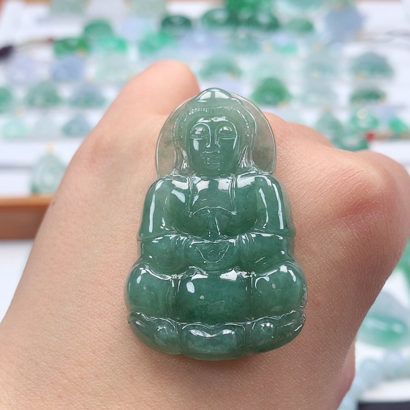 【闪购商品】翡翠吊坠(不含链)未镶嵌