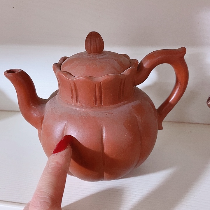 紫砂茶杯宜兴紫砂手工制作微瑕花