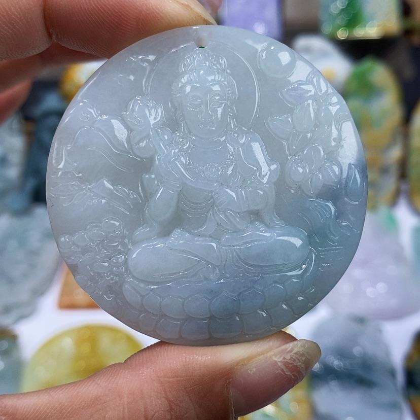 【闪购商品】翡翠颈饰未镶嵌翡翠一物一证