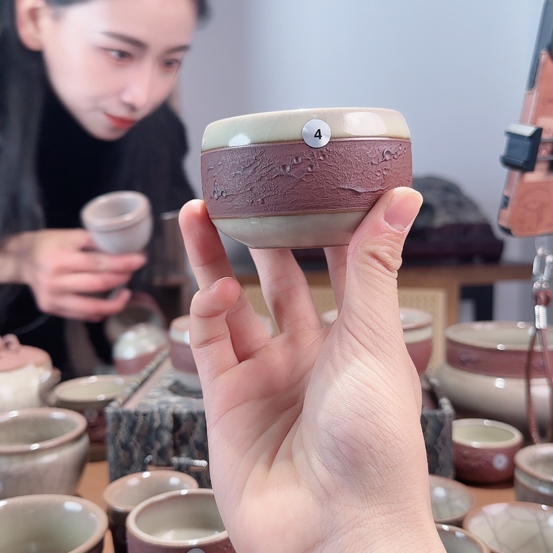 摆件瓷恒星手工杯