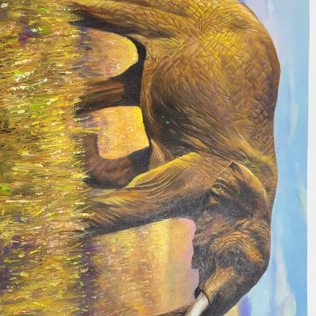 油画我的小伙伴都在等你