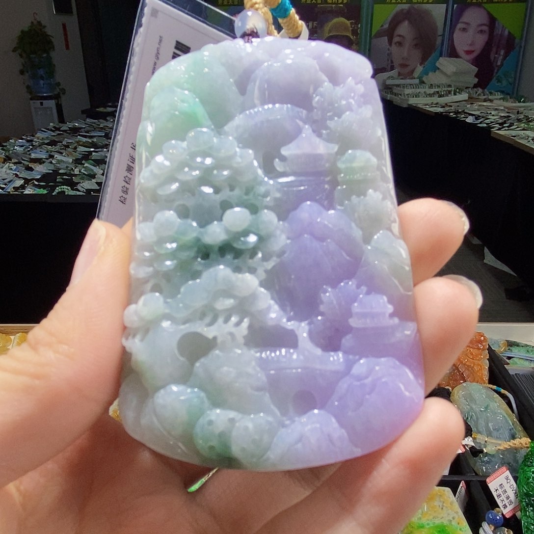 颈饰未镶嵌翡翠翡翠