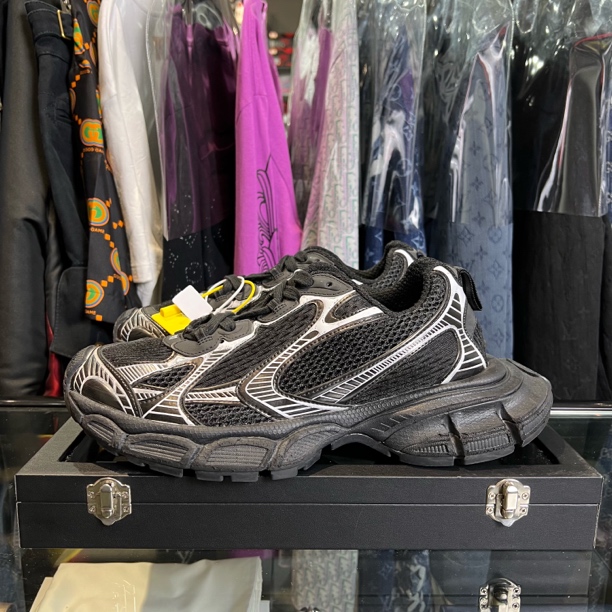 99新 Balenciaga/巴黎世家 3xl黑银休闲鞋/41码/原盒