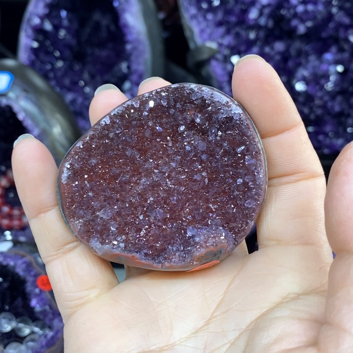 紫晶摆件未镶嵌莹