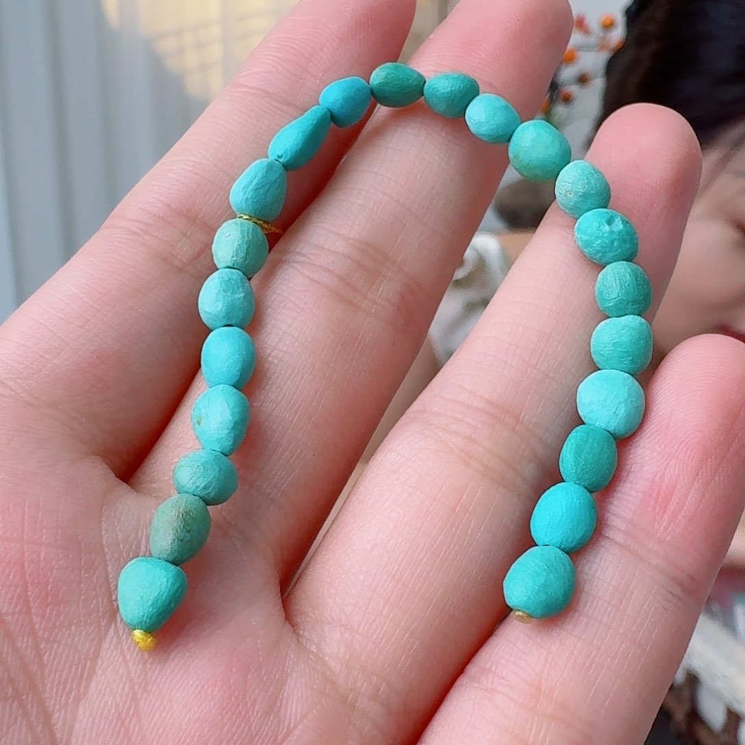 未镶嵌绿松石珠宝奇石