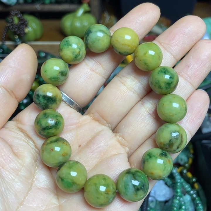 卡13加黄加绿手串一条孤品