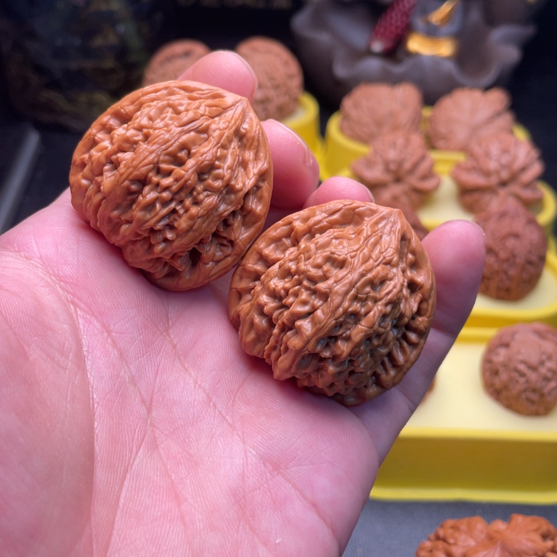 吊坠文玩核桃虎头王41