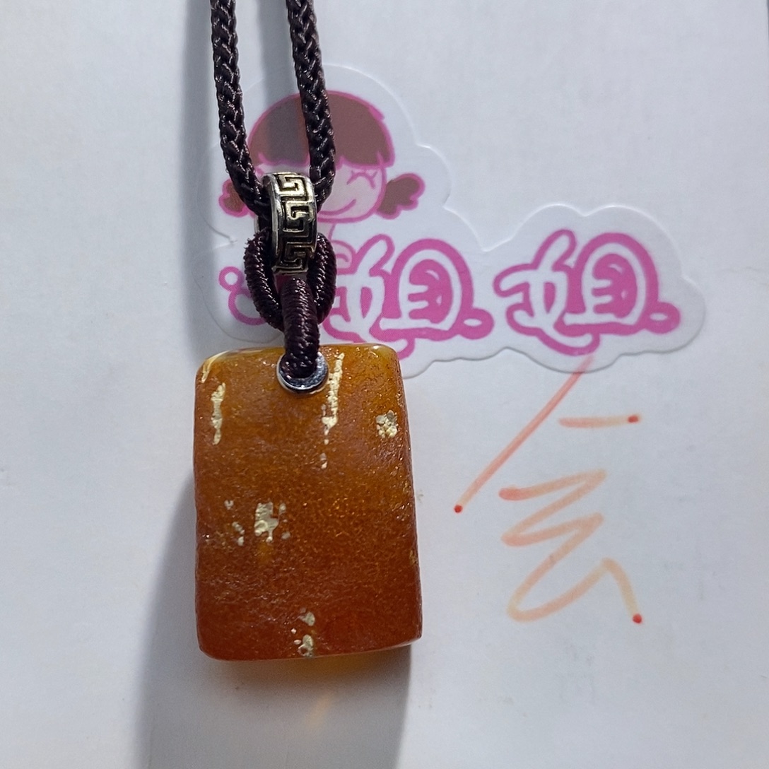 琥珀未镶嵌珠宝奇石蜜蜡吊坠