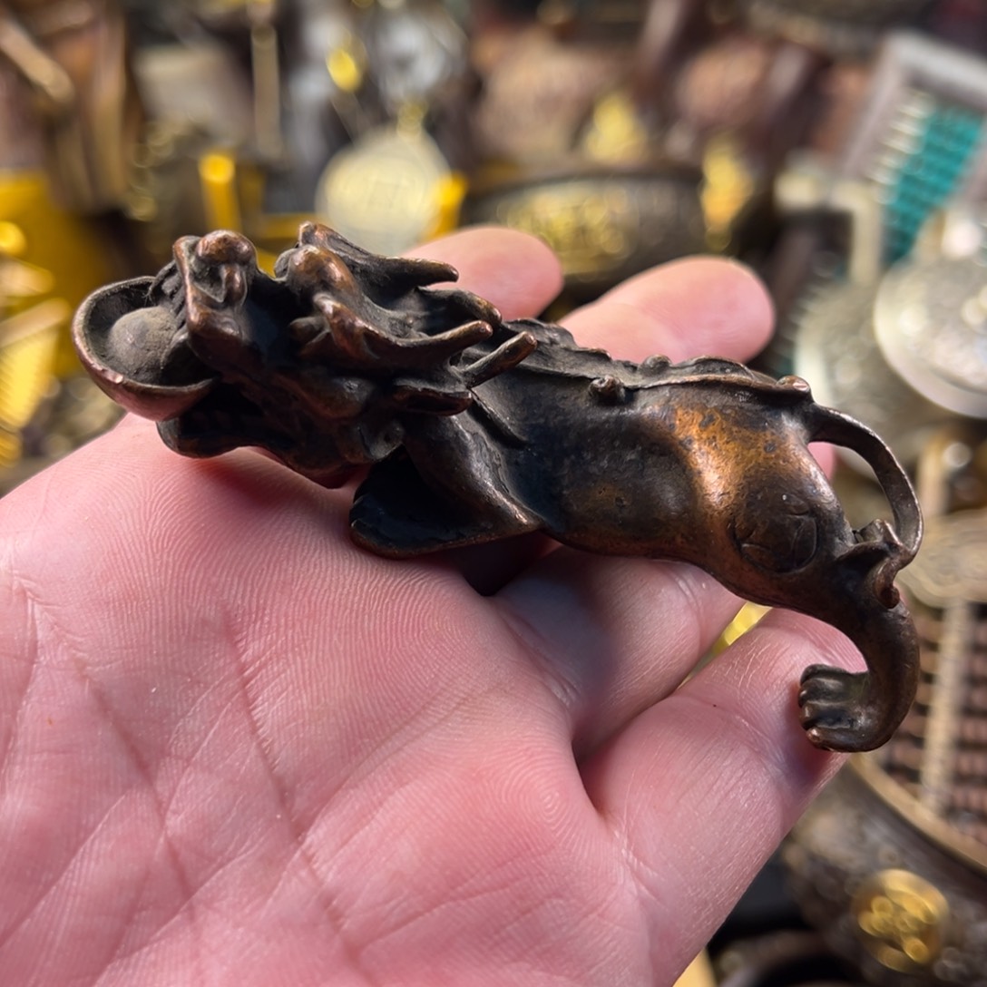 茶壶香炉铜器摆件