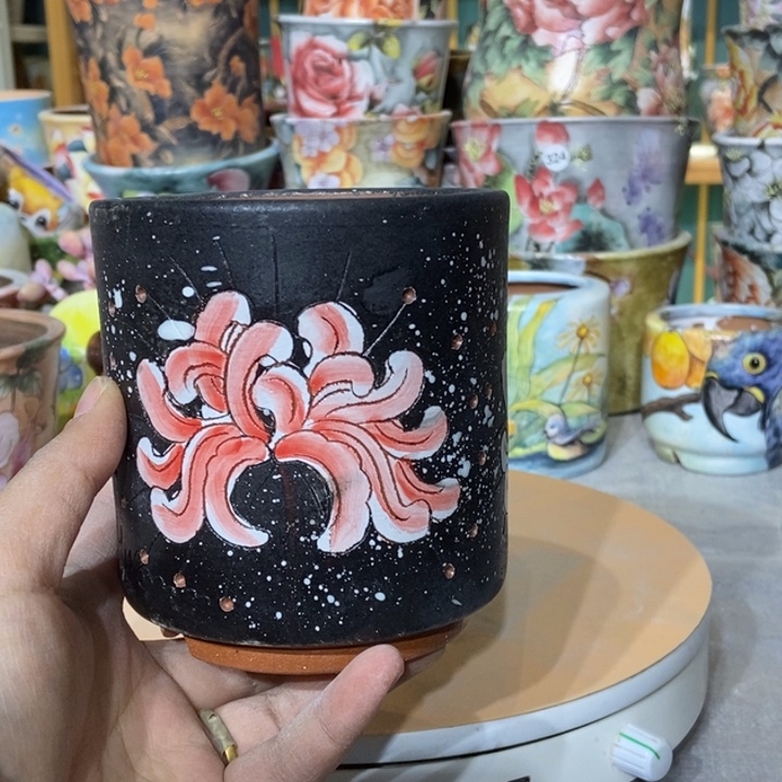 红陶景德镇艺术手绘作品