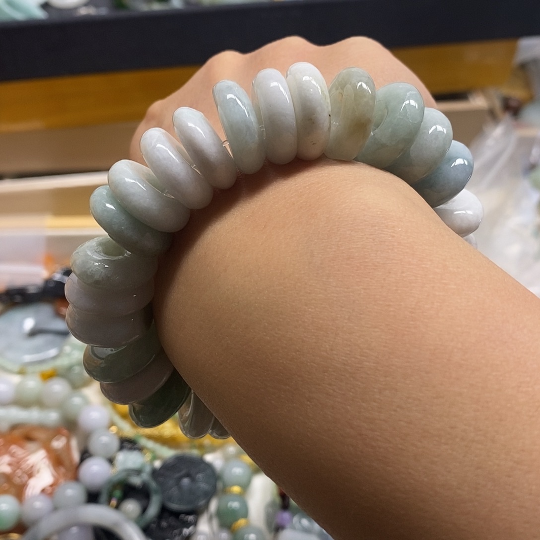 翡翠散珠缅甸翡翠A货