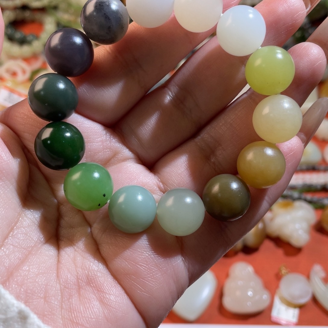 和田玉手链未镶嵌