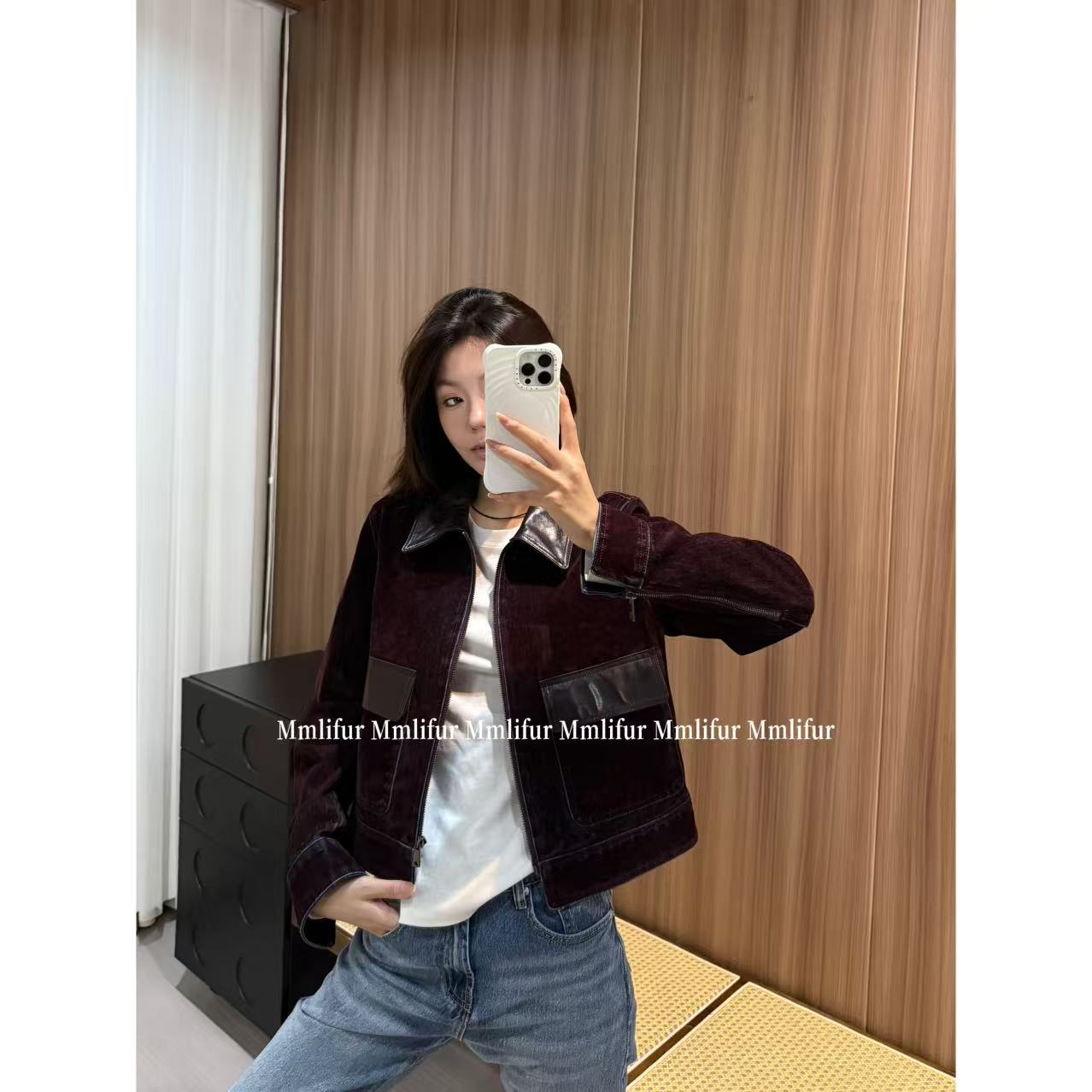【TT甜】MMLi CLOTHES｜新款设计师绵羊皮外套 mm59380