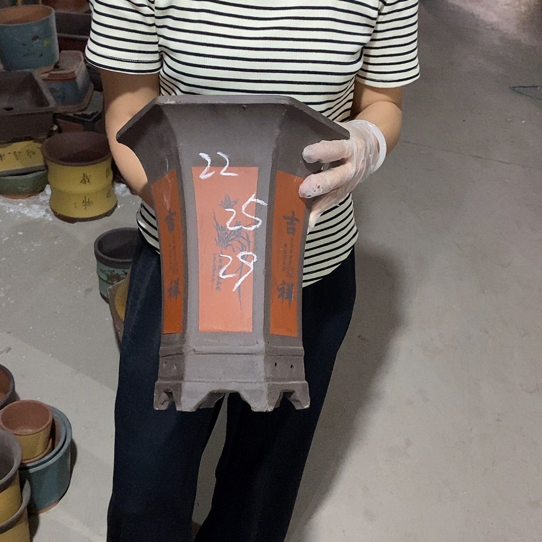 紫砂花盆紫砂花盆