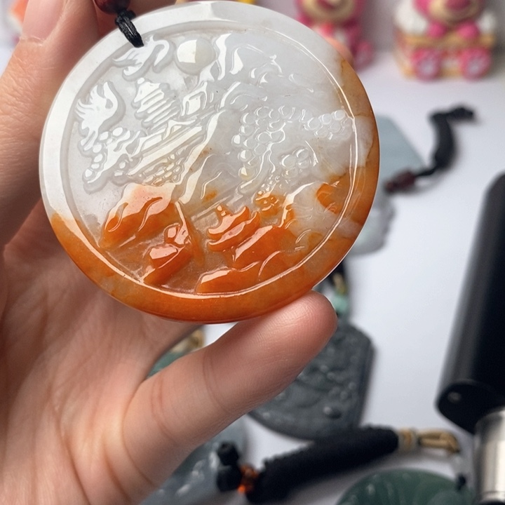 翡翠未镶嵌颈饰翡翠
