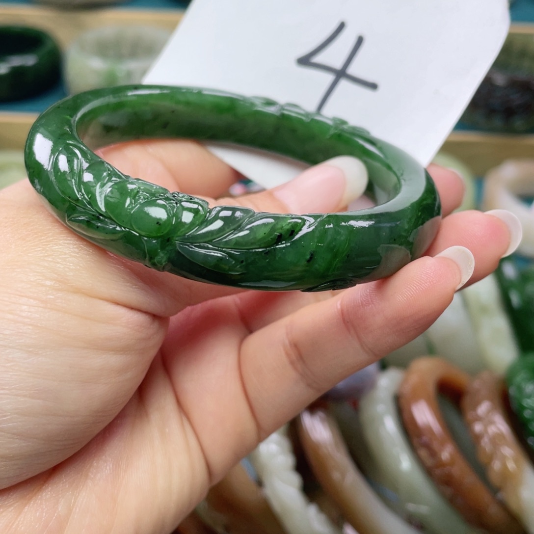 未镶嵌手镯和田玉圈口61