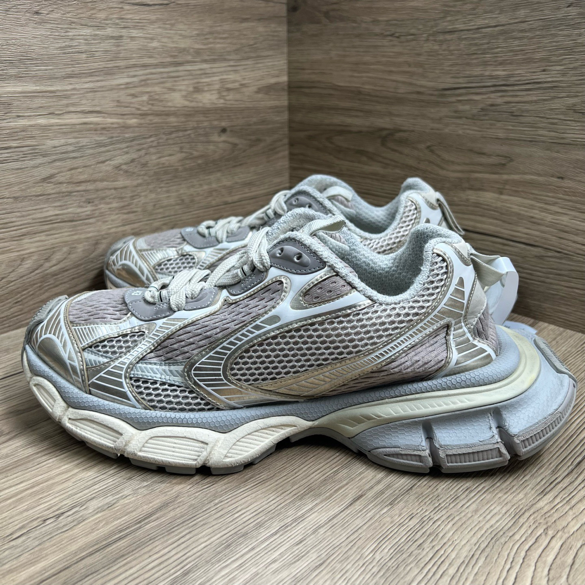 90新 Balenciaga/巴黎世家 3XL 银灰老爹鞋 43码